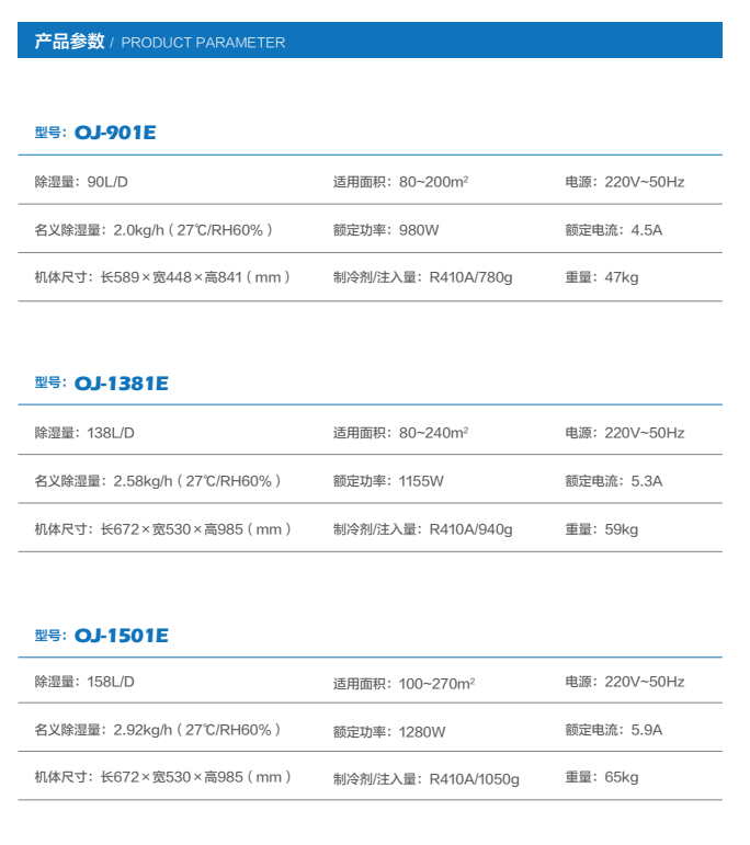 商用性价比力荐除湿机